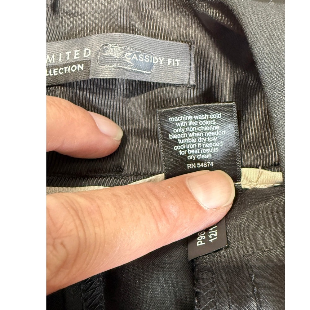 The Limited Womens Pants Size 12 Short Black 'The Cassidy Fit' Dress Trousers - Picture 12 of 12